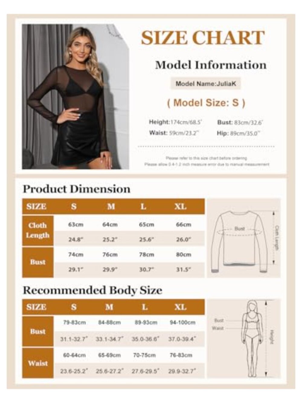 Women's Sheer Mesh Long Sleeve Top Crewneck Slim Fit Blouse Party Clubwear - Picture 4 of 6